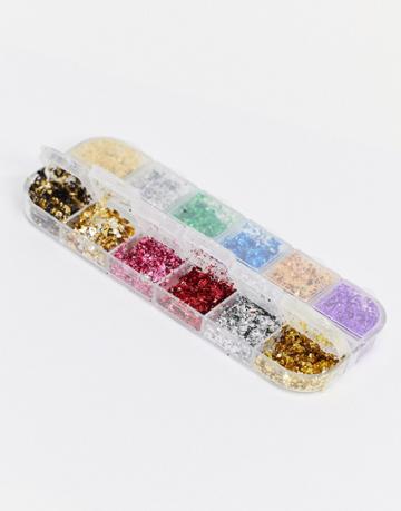 In Your Dreams Rainbow Geode Face, Body And Nail Foils-no Color