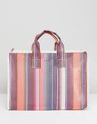 Asos Pattern Mesh Shopper Bag - Multi