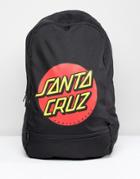 Santa Cruz Classic Dot Backpack In Black - Black