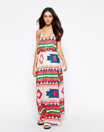 Meghan Fabulous Tara Maxi Dress - Pink
