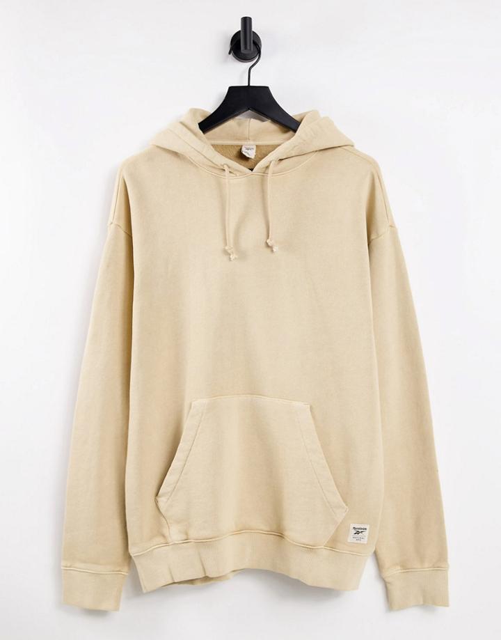 Reebok Hoodie In Sepia-brown