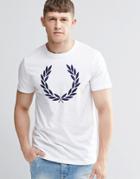 Fred Perry T-shirt With Laurel Wreath - White