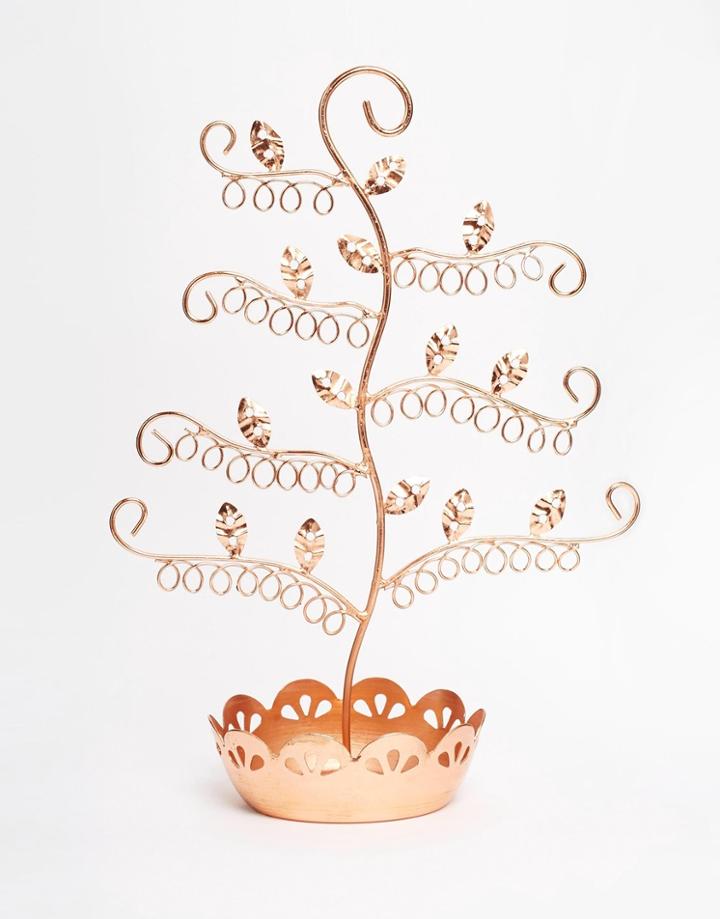 Sass & Belle Copper Flower Jewelry Stand - Multi