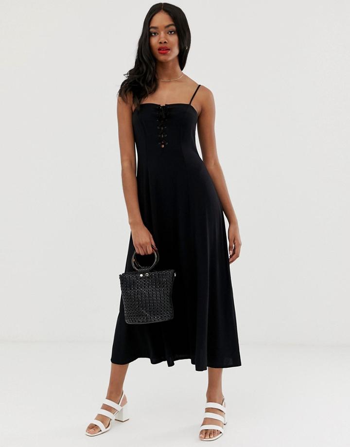 Asos Design Cami Maxi Dress - Black