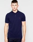 Fred Perry Polo Shirt In Slim Fit Dark Carbon - Dark Carbon