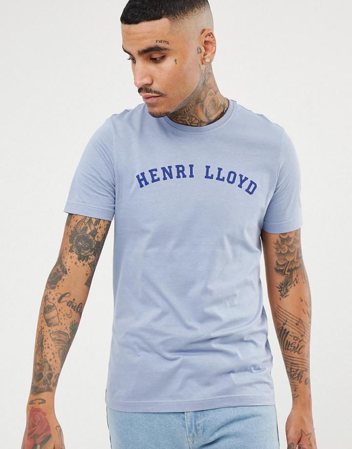 Henri Lloyd Ragian Logo T-shirt In Gray