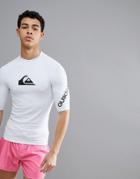 Quiksilver All Time Short Sleeve Surf T-shirt In White - White