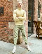 Asos Design Muscle Fit Ribbed Half Zip Sweater In Oatmeal-neutral