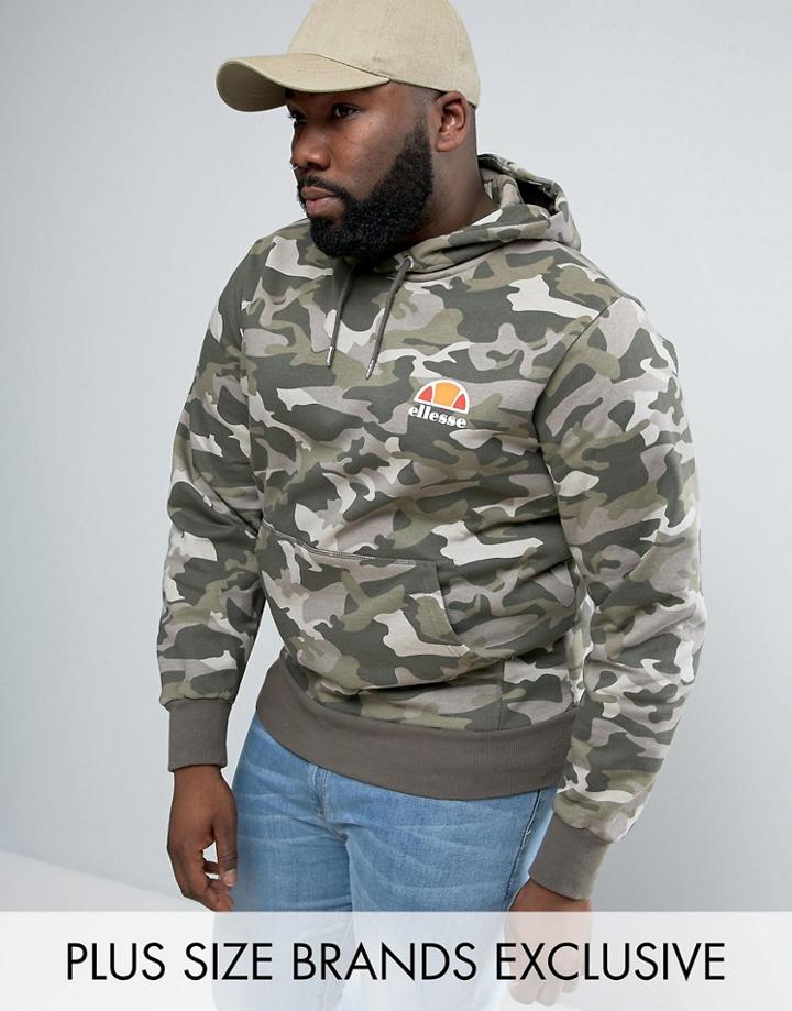 Ellesse Plus Hoodie With Small Logo - Green