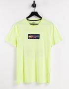 Hollister Summer Fade Back Print T-shirt In Yellow