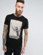 Boss Orange By Hugo Boss Employee Print T-shirt Regular Fit - Black