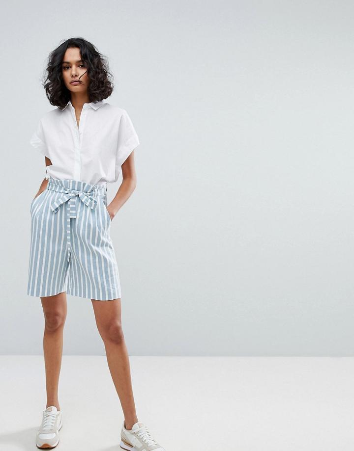 Boss Casual Striped City Shorts - Multi