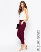 Asos Petite Pant With High Waist - Black $38.00