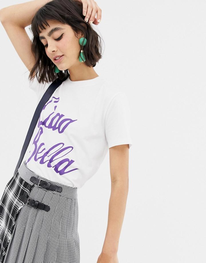 Resume Ciao Bella T Shirt-purple