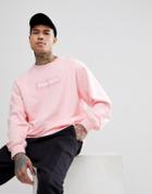 Napapijri Buka Crew Neck Sweat In Pink - Pink