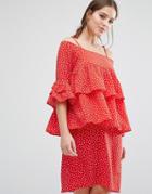 Y.a.s Abby Dress - Red