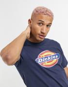 Dickies Horseshoe Icon Logo T-shirt In Navy