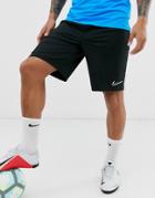 Nike Soccer Academy Short With Taping In Black