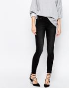 Cheap Monday Spray High Waist Superskinny Jeans - Charcoal Gray