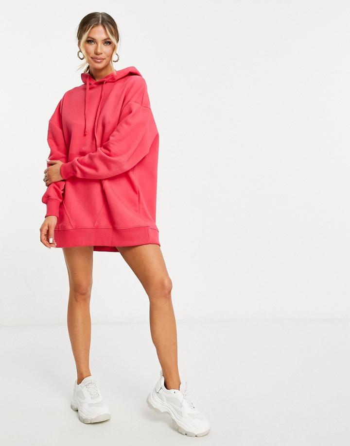 Threadbare Floyd Oversized Dress In Fuschia Pink