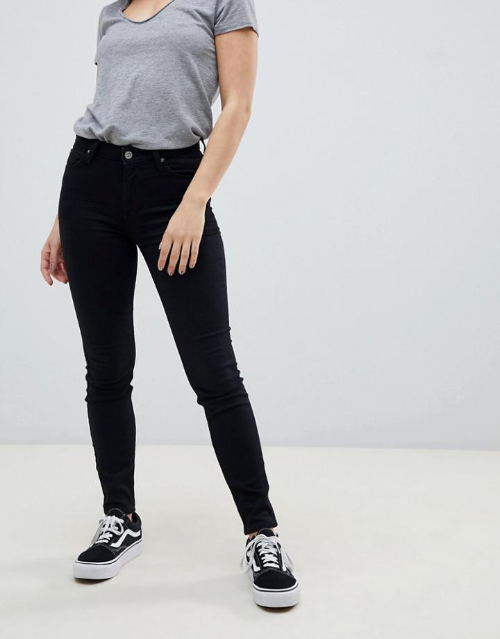 Lee Scarlett High Rise Skinny Jeans-black