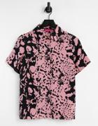 Urban Threads Abstract Print Shirt - Part Of A Set-multi
