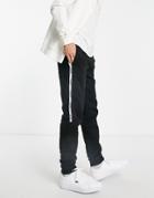 Lacoste Sweatpants With Side Taping In Black