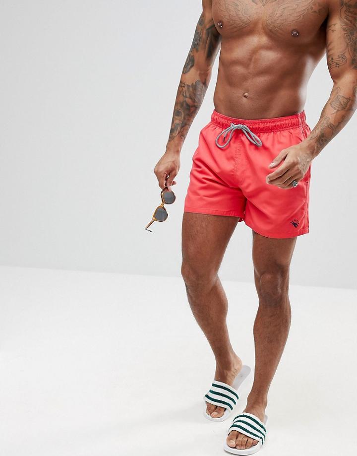 Ted Baker Danbury Swim Shorts - Red