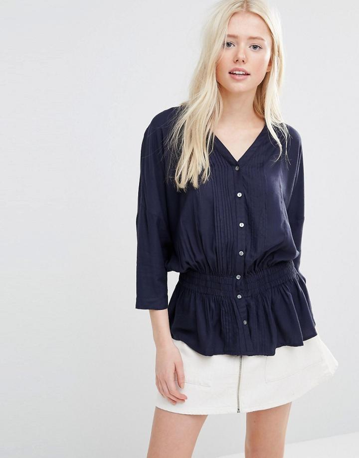 Vila Tate 3/4 Sleeve Top - Black