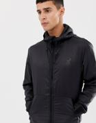 Fat Moose Zip Through Weather Proof Coat - Black