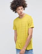 Cheap Monday Standard T-shirt Stripe Spacedye Yellow - Yellow