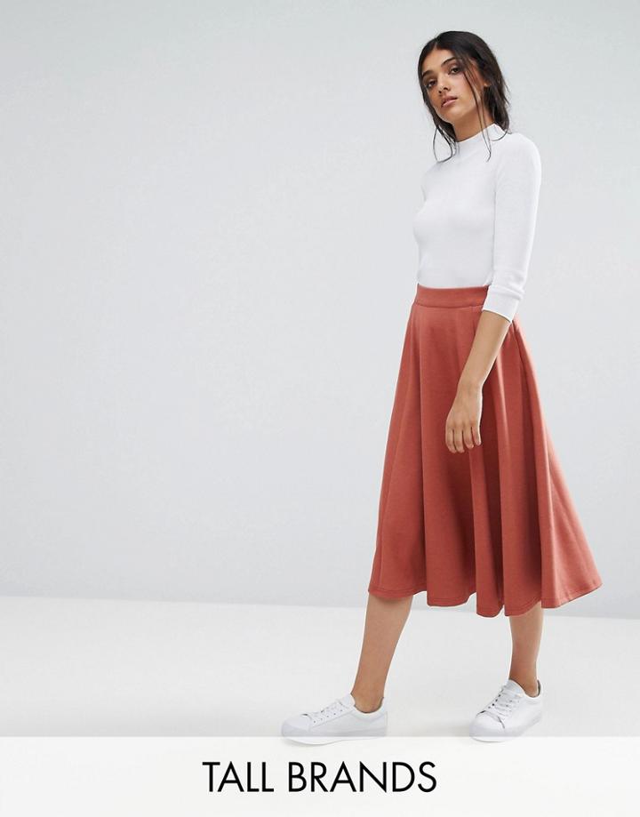 Adpt Tall Away A Line Skirt - Brown