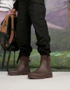 Asos Design Wellington Boots With Scuba Detail In Brown