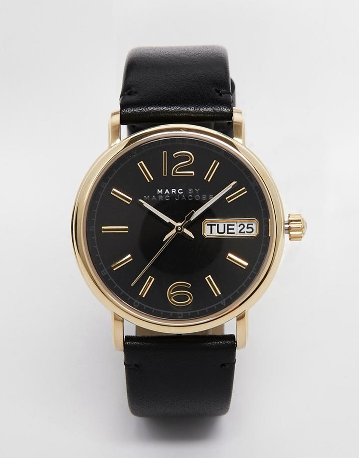Marc Jacobs Black Fergus Mbm1388 Watch - Black
