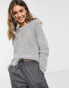 Jdy Sweater In Gray-grey