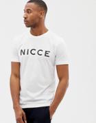 Nicce T-shirt In White With Logo - White