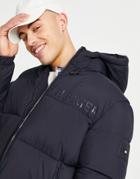 Tommy Hilfiger High Loft Hooded Puffer Jacket In Navy