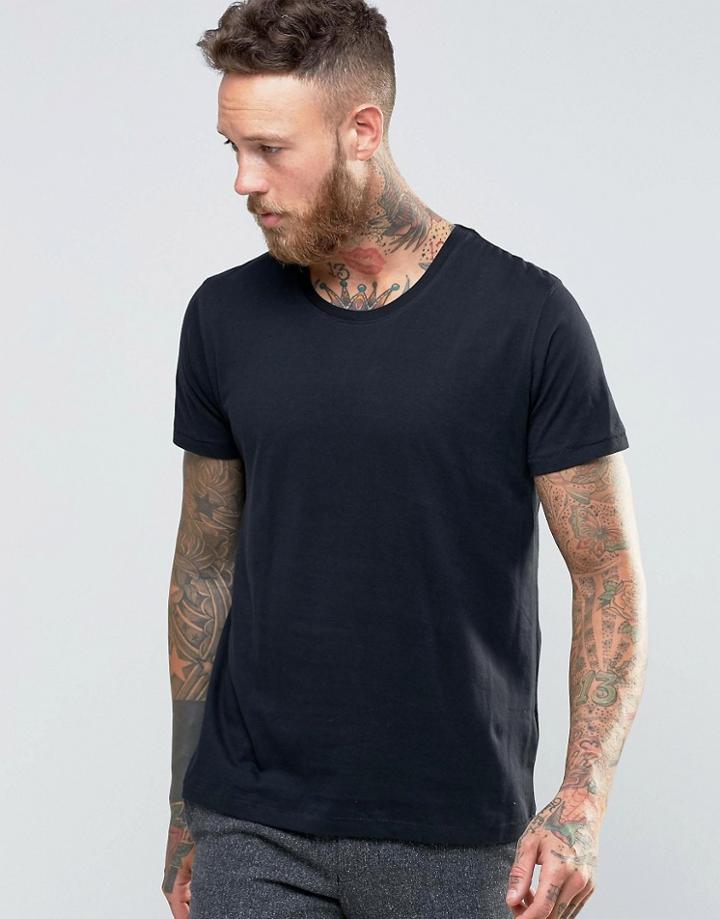 Nudie Jeans Crew Neck T-shirt - Black