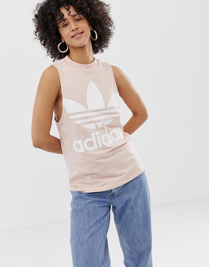 Adidas Originals Trefoil Tank - Pink