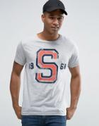 Esprit T-shirt With Graphic Print - Gray