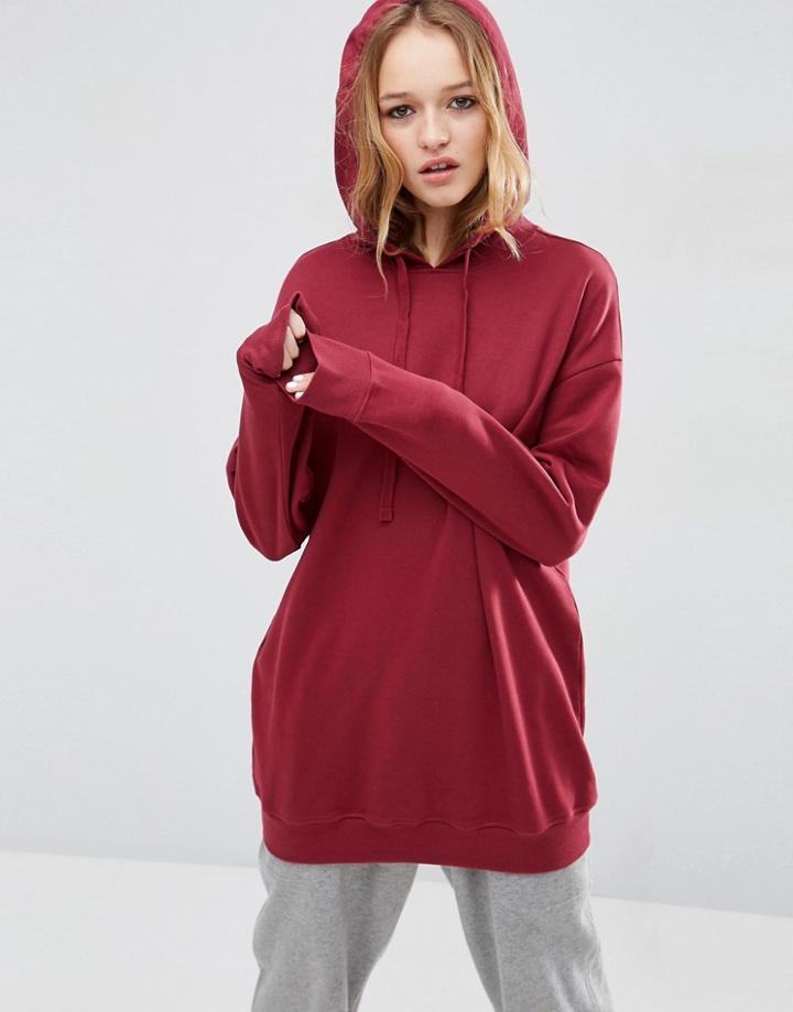 Asos Ultimate Oversized Pullover Hoodie - Purple