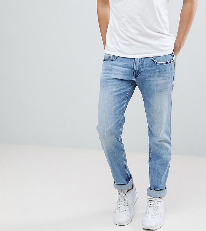 Replay Anbass Slim Jeans Lightwash - Blue