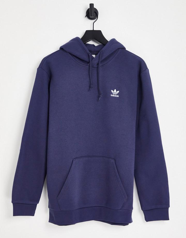 Adidas Originals Essentials Hoodie In Shadow Navy