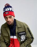 Abuze London Varsity Ldn Beanie Hat - Blue