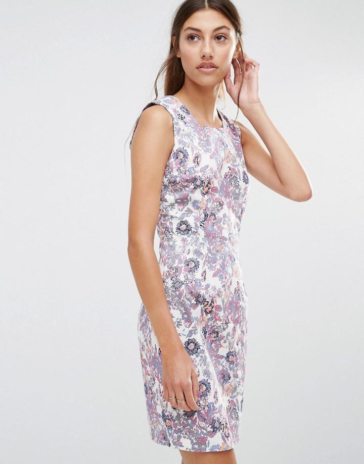 Lavand Floral Shift Dress - Multi