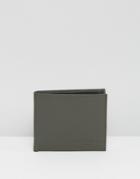 Ted Baker Wallet In Leather With Coin Pocket - Green