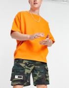 Siksilk Cargo Shorts In Camo-multi