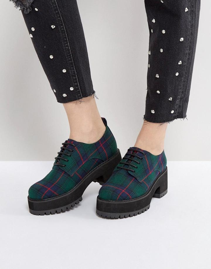 Asos Omega Chunky Lace Up Heels - Multi