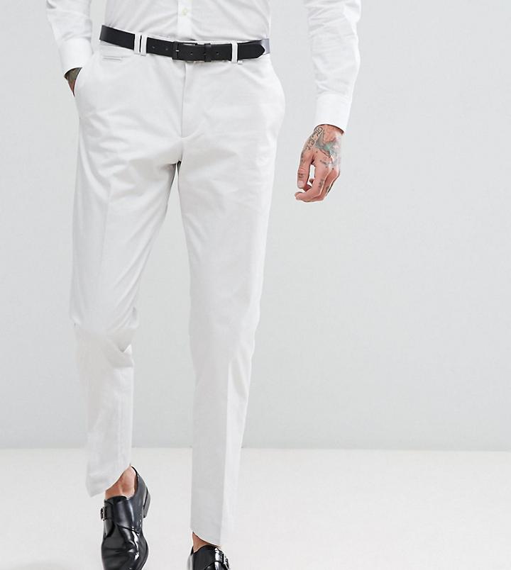 Noak Slim Wedding Suit Pants In Gray - Gray