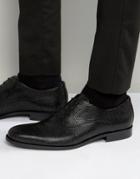 Hugo By Hugo Boss Sigma Textured Oxford Shoes - Black